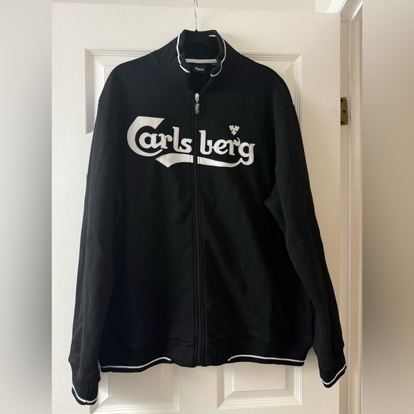 Carlsberg Black Zip-Up Jacket - Picture 1 of 1